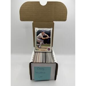 Greg Maddux (100) Different Baseball Card Lot Base & Inserts Braves Dodgers HOF